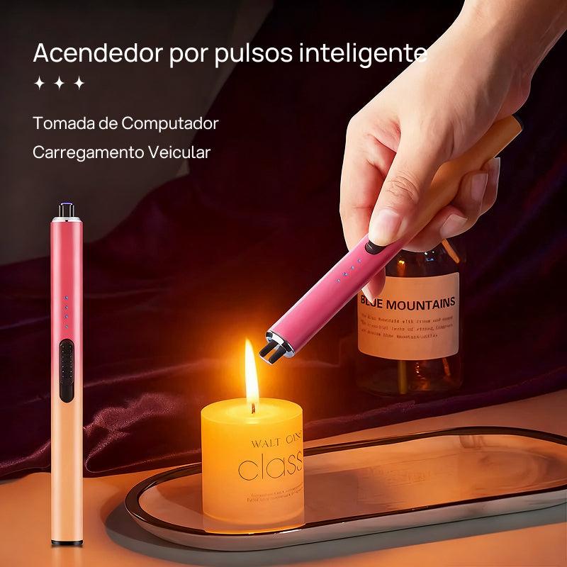 Acendedor de Velas Elétrico, um Presente Perfeito para Mães, Mulheres, Esposas ou Irmãs em Datas Especiais segurança máxima