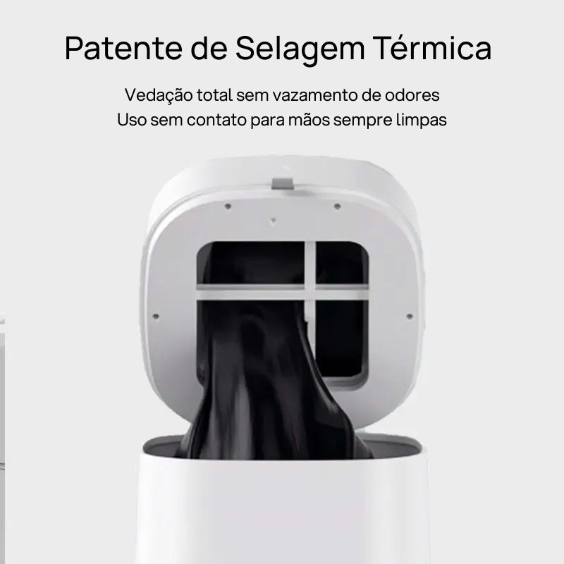 Lixeira Automática com Sensor de Movimento para Descarte Higiênico sem Toque em Sala, Quarto, Cozinha e Banheiro tecnologia conveniente