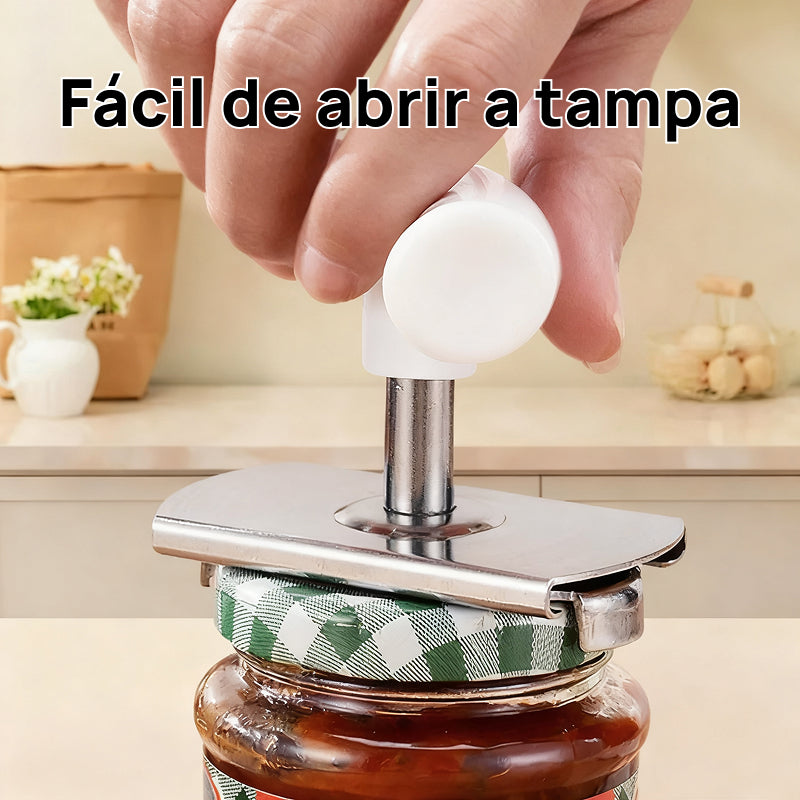Conjunto de 2 Abridores Manuais para Tampas e Latas, Design Ergonômico para Abrir Frascos com Facilidade alavancagem perfeita