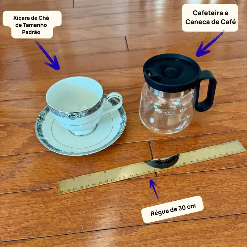 Caneca Decorativa em Formato de Bule de Café de Vidro 470ml, com Tampa e Alça Ergonômica, Ideal como Presente adoravelmente única