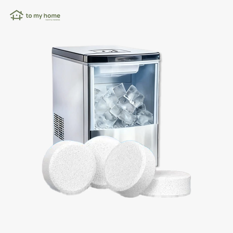 Limpador em Tabletes para Máquina de Gelo, 24 Unidades Ativas que Removem Calcário de Forma Segura e Eficaz gelo puro