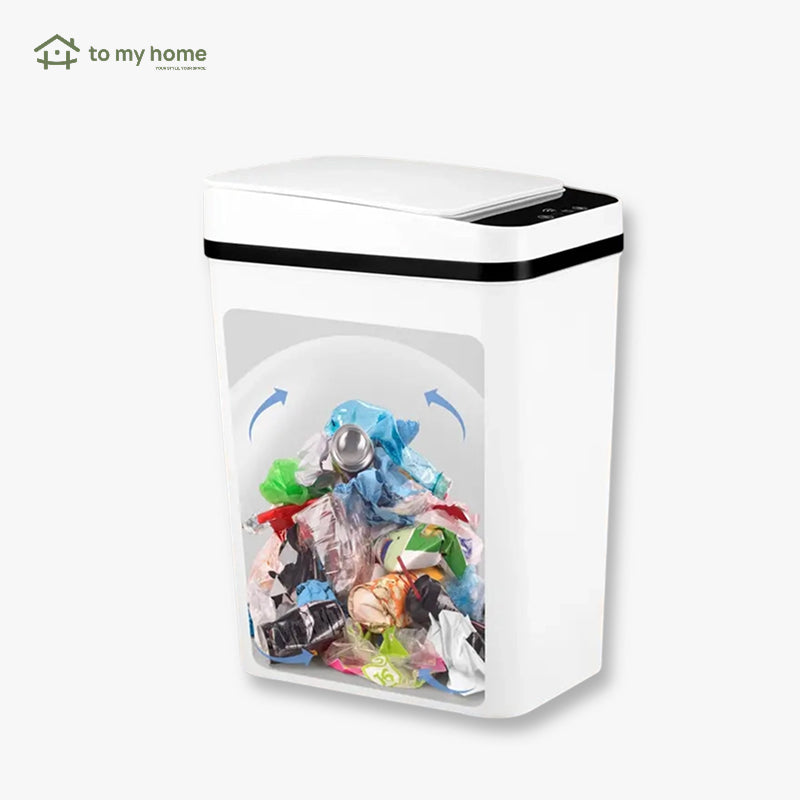 Lixeira Automática de 12 Litros com Sensor de Movimento Sem Toque, Ideal para Cozinha, Banheiro, Quarto e Escritório higiene máxima