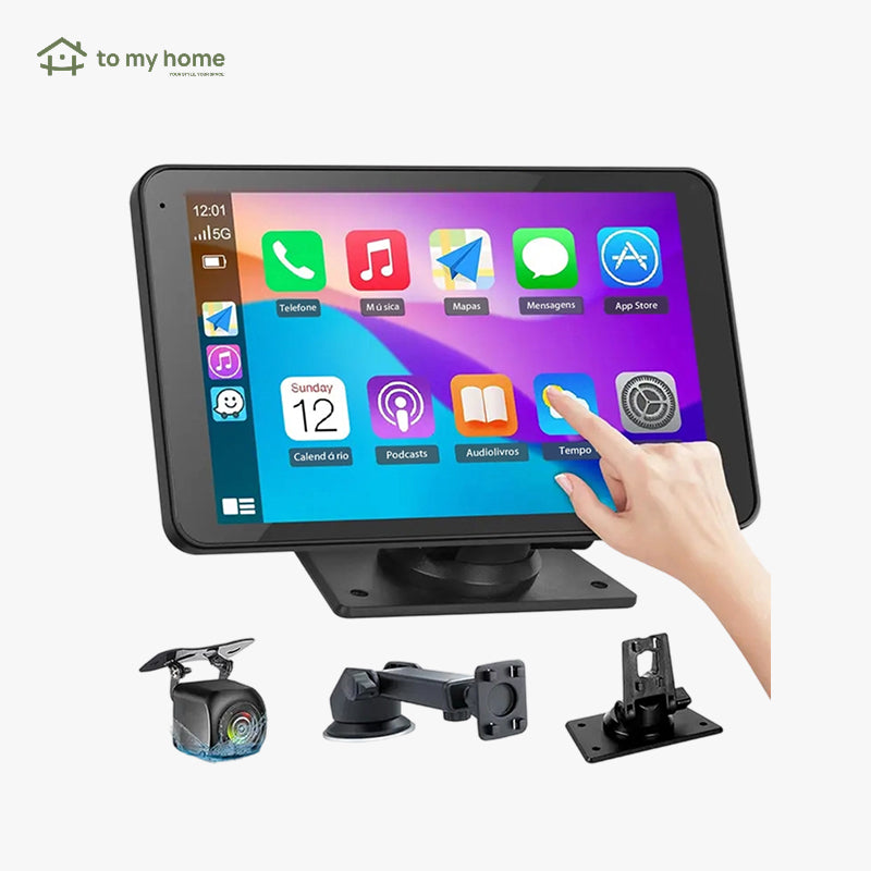 Adaptador de Tela Sem Fio 2025 para Android e iPhone, Garante Entretenimento Contínuo no Carro com Conexão Portátil altamente estável