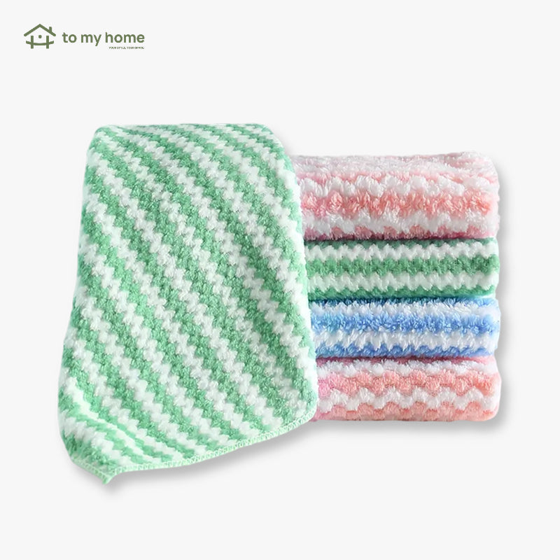 Conjunto de 10 Panos de Limpeza em Microfibra Absorventes e Sem Manchas, Laváveis e Reutilizáveis para Cozinha performance duradoura