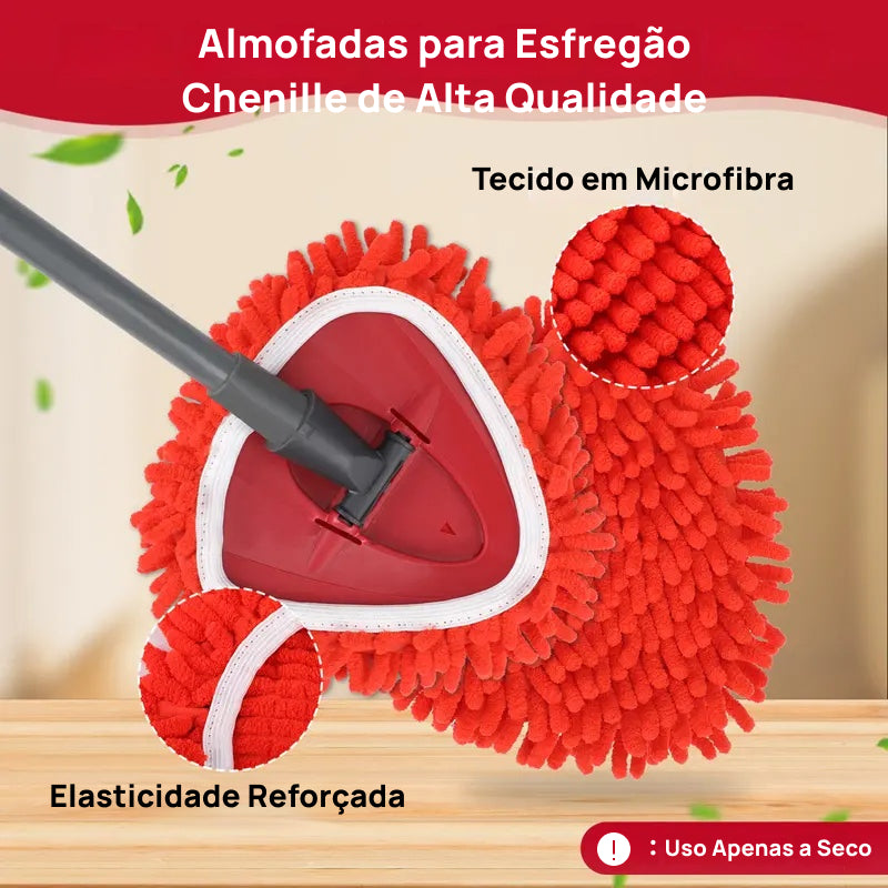 Cabeças de Reposição Chenille Exclusivas para Mop, Transformam o Esfregão em um Duster de Cabo Longo para Poeira multifuncionalidade inteligente