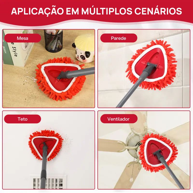 Cabeças de Reposição Chenille Exclusivas para Mop, Transformam o Esfregão em um Duster de Cabo Longo para Poeira multifuncionalidade inteligente