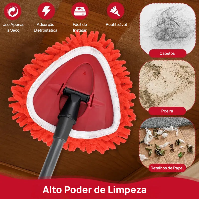 Cabeças de Reposição Chenille Exclusivas para Mop, Transformam o Esfregão em um Duster de Cabo Longo para Poeira multifuncionalidade inteligente