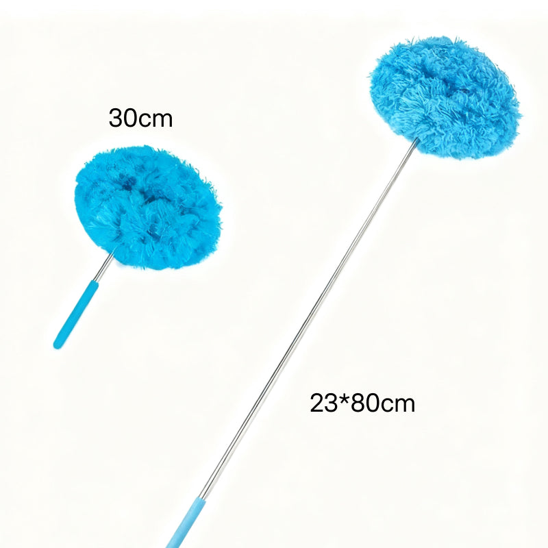 Pano de Limpeza Extensível com Cabo Longo para Ventiladores de Teto, Retém Poeira, Reutilizável e Lavável à Máquina alcance seguro