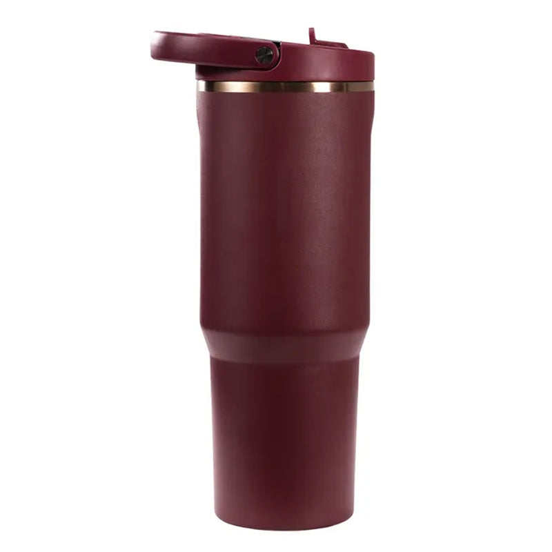 Garrafa de Água Portátil à Prova de Vazamentos com Tampa Tipo Flip e Alça de Transporte para Academia e Dia a Dia hidratação ativa