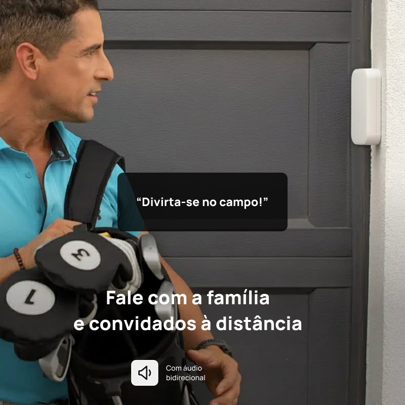 Teclado de Vídeo Inteligente para Porta de Garagem com Câmera, App, Códigos PIN e Compatível com Principais Marcas convenientemente seguro