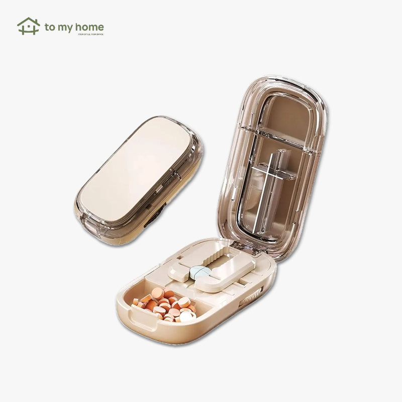 Cortador e Divisor de Comprimidos Ajustável e de Precisão, Projetado para Pílulas Pequenas e Miniaturas com Alinhamento dosagem exata