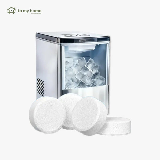 Limpador em Tabletes para Máquina de Gelo, 24 Unidades Ativas que Removem Calcário de Forma Segura e Eficaz gelo puro