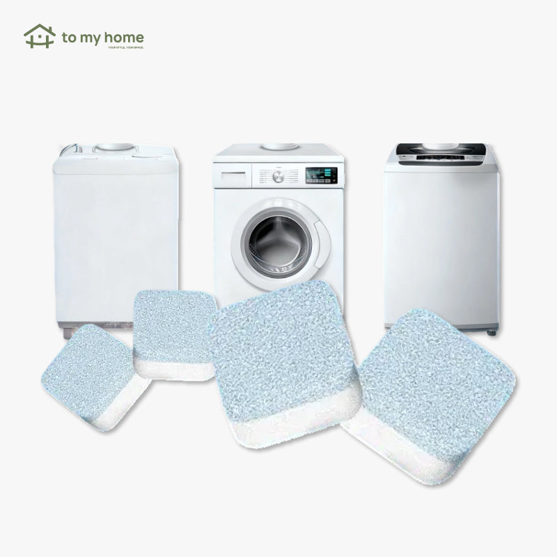 Limpador em Tabletes para Máquina de Lavar Roupa, 12 Unidades para Limpeza Profunda Segura para Fossa Séptica desinfecção completa