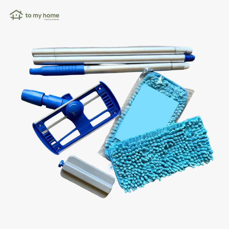 Mop Especial para Limpeza de Rodapés com Cabo Leve de 178cm, Não Precisa se Curvar e Captura Poeira e Pelos ergonomia superior