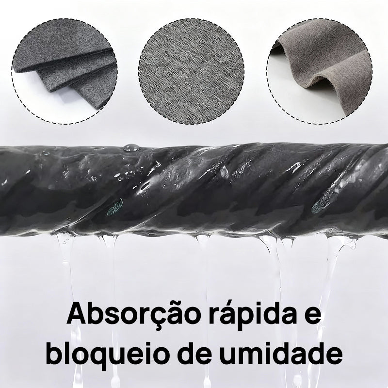 Conjunto de 10 Panos de Limpeza Mágicos Reforçados em Microfibra, Reutilizáveis e Perfeitos para Vidros e Janelas brilho instantâneo