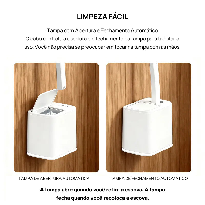 Kit de Limpeza para Banheiro com 24 Escovas Descartáveis e Suporte, para Vaso Sanitário, Pia, Banheira e Ralo higiene prática