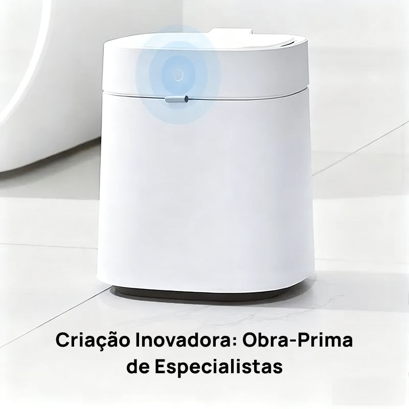 Lixeira Automática com Sensor de Movimento para Descarte Higiênico sem Toque em Sala, Quarto, Cozinha e Banheiro tecnologia conveniente